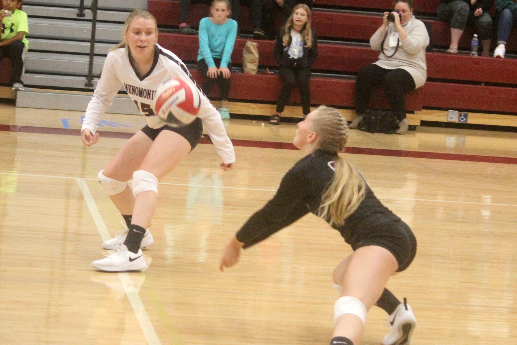 Chippewa Falls at Menomonie volleyball 9-12-19